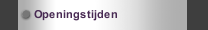 Openingstijden